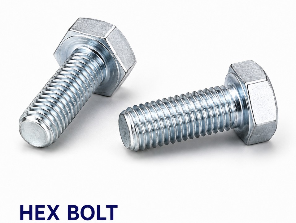 Hex head bolt fastener