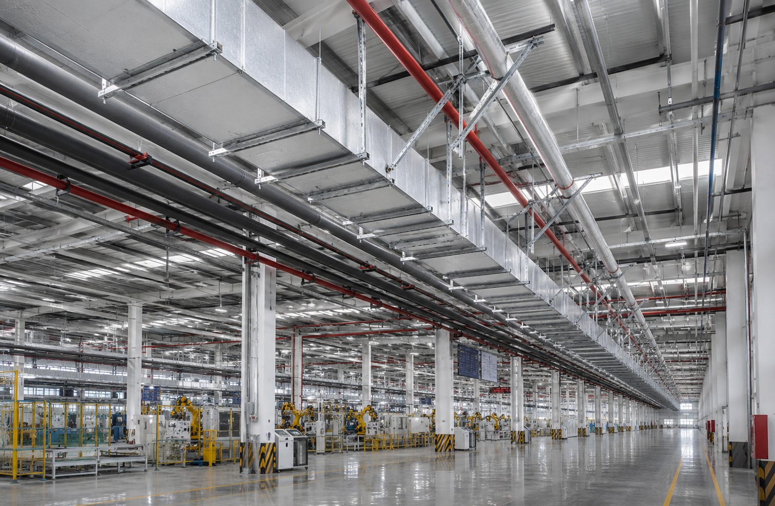 Automotive manufacturing plant seismic bracing project
