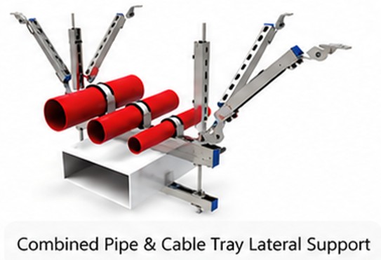 Cable tray seismic brace